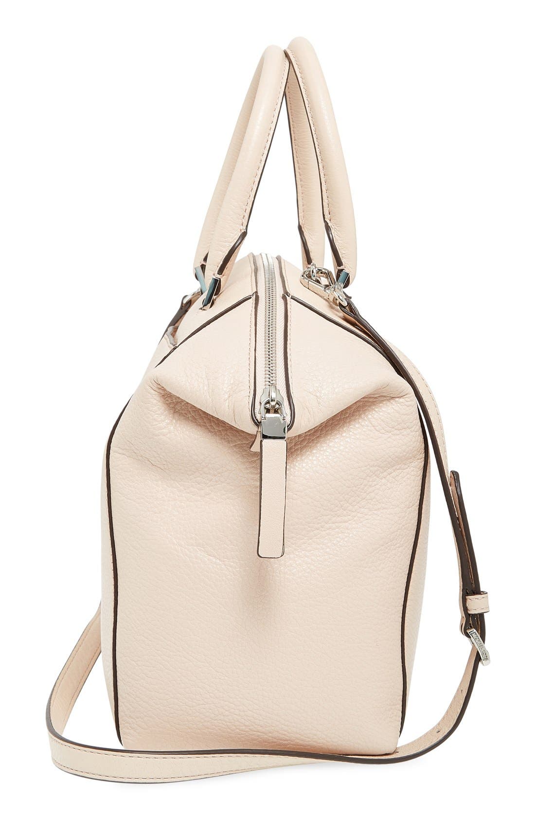 'Large Riley' Satchel, Alternate, color, BALLET/ SILVER