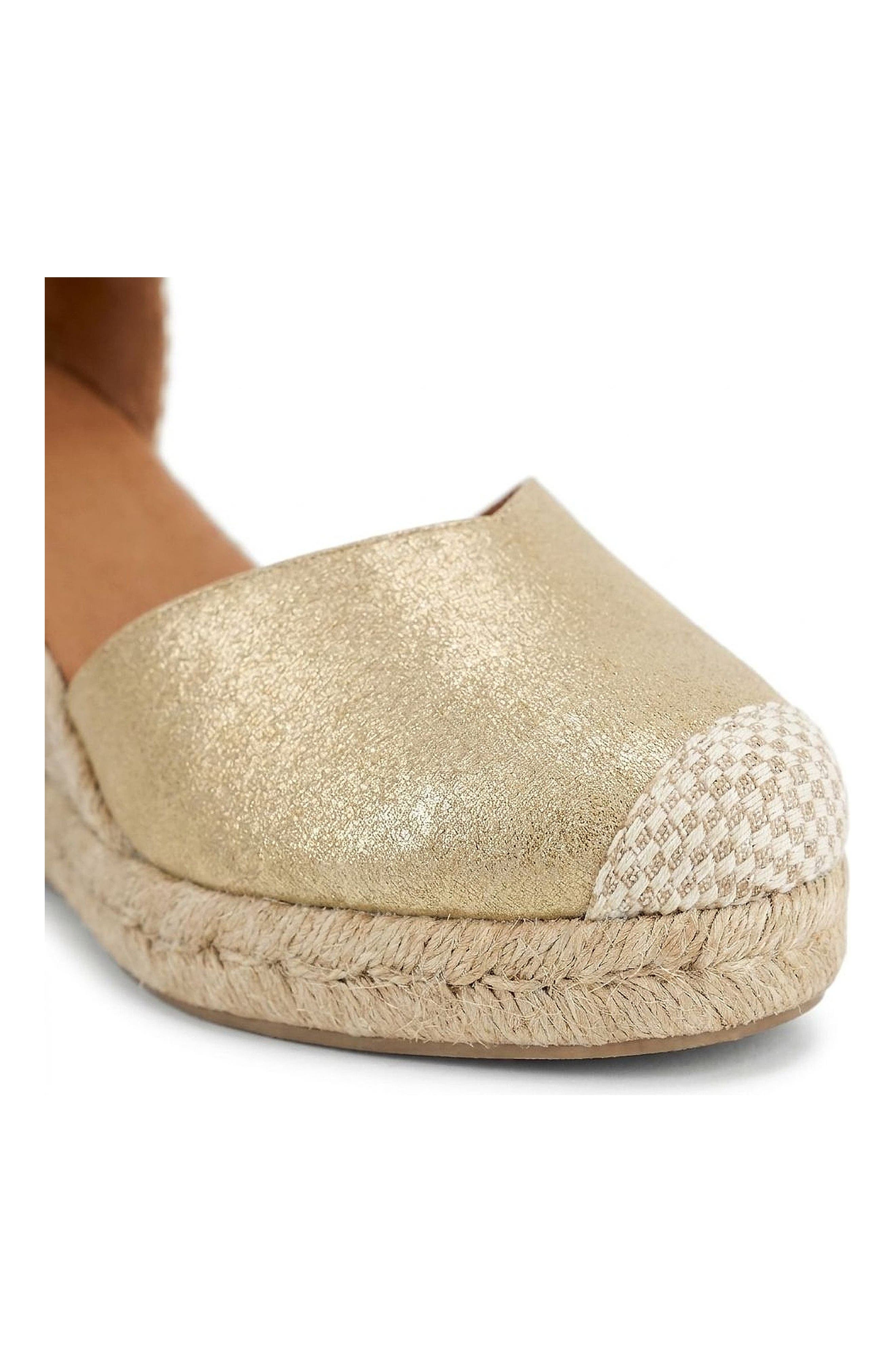 Jimena Mid Laces Espadrille Sandal, Alternate, color, Bronze