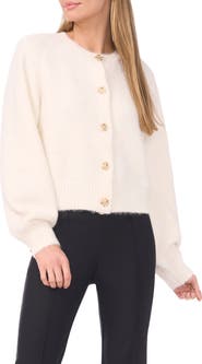 Ted Baker Fina Fuzzy Crewneck Cardigan