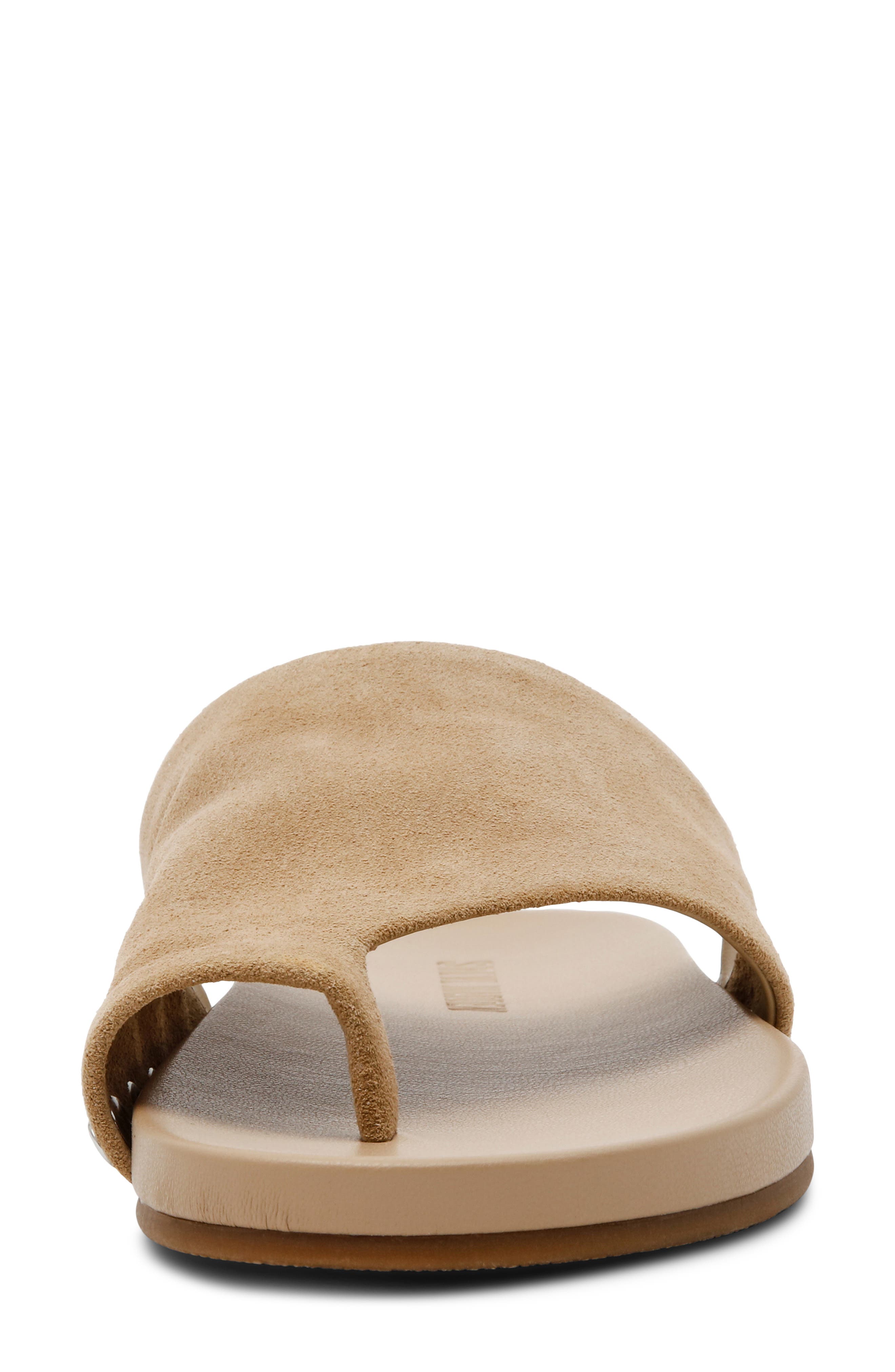 Kessey Slide Sandal, Alternate, color, SAND SUEDE