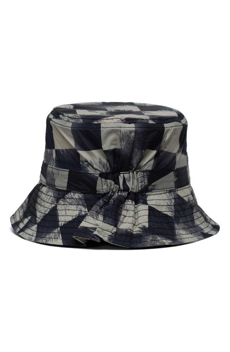 Herschel Supply Co. Beach Bucket Hat, Alternate, color, Black Stencil Checker