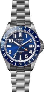 Shinola Monster GMT Automatic Watch Gift Set, 40mm