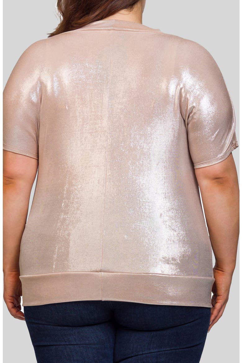 Cowl Neck Top, Alternate, color, NUDE