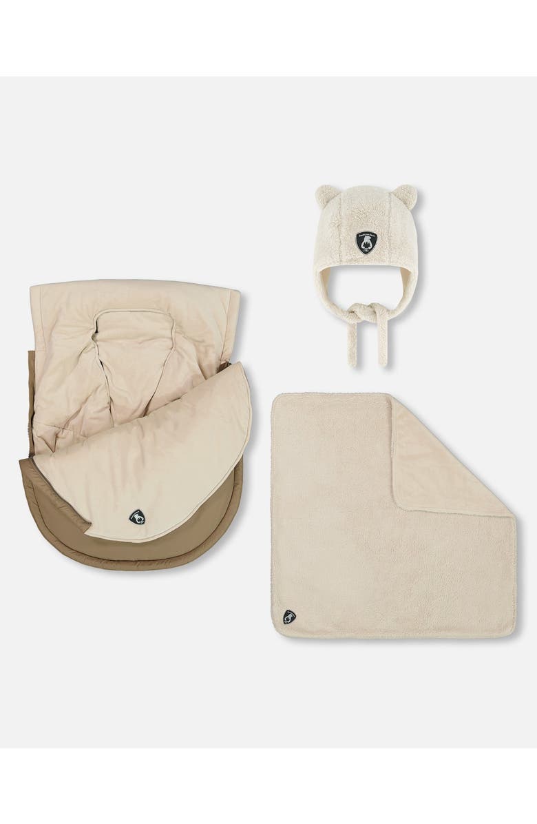 Deux par Deux Baby Unisex Baby Bunting Bag Coffee Designed For Car Seat, Alternate, color, 