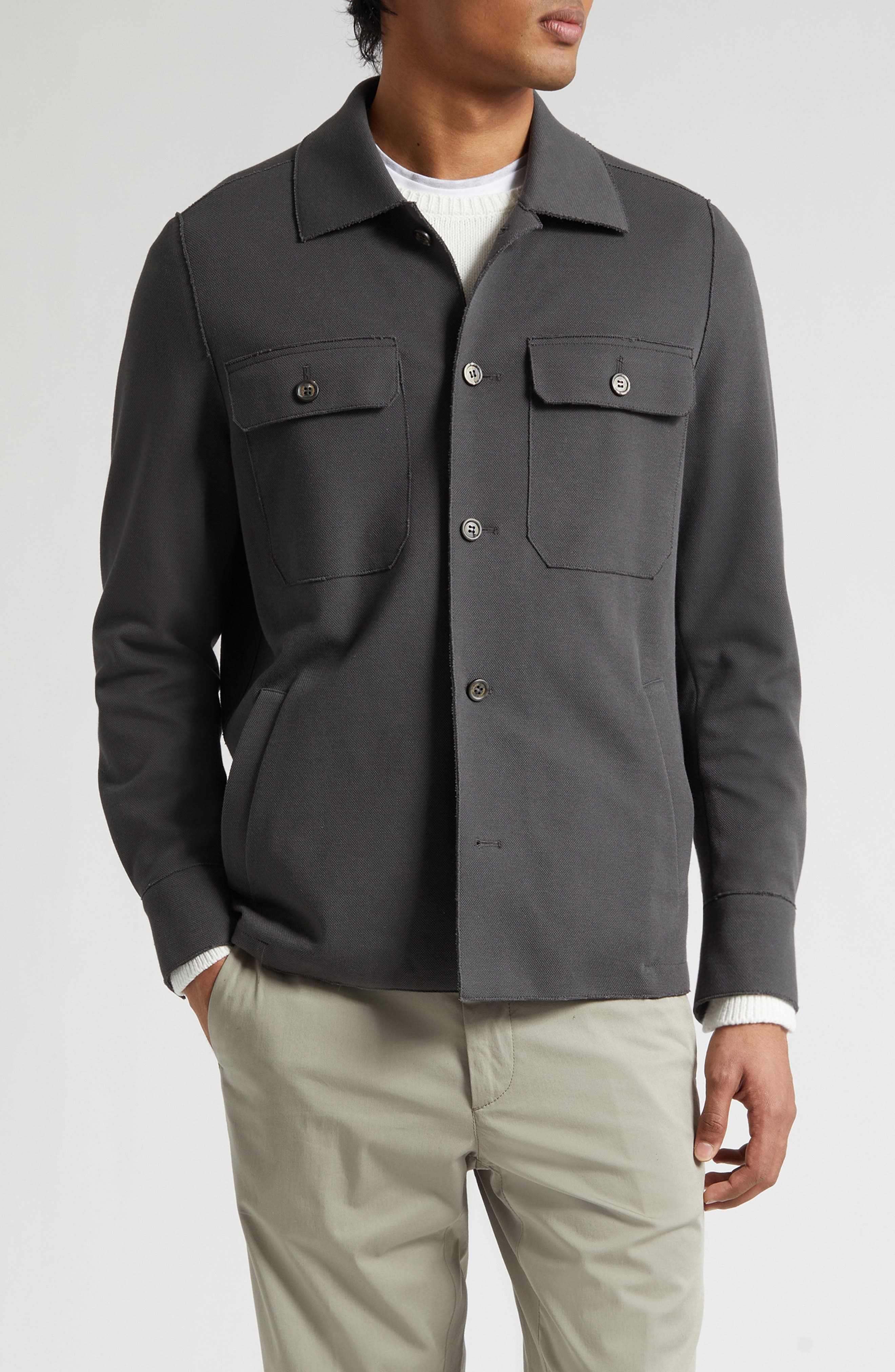 Cotton Blend Overshirt