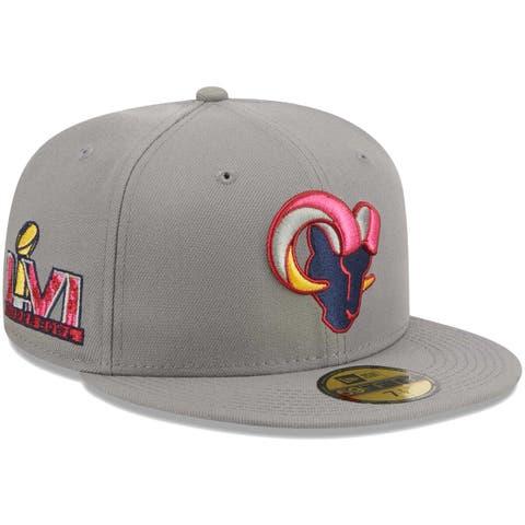 Men's New Era Gray Los Angeles Rams Color Pack 59FIFTY Fitted Hat