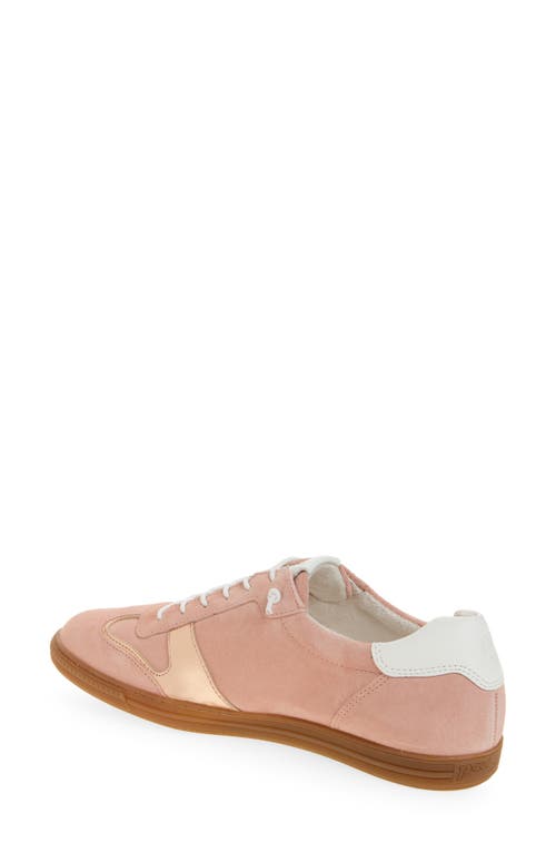 Paul Green Alison Sneaker In Rose Rosato Soft Suede