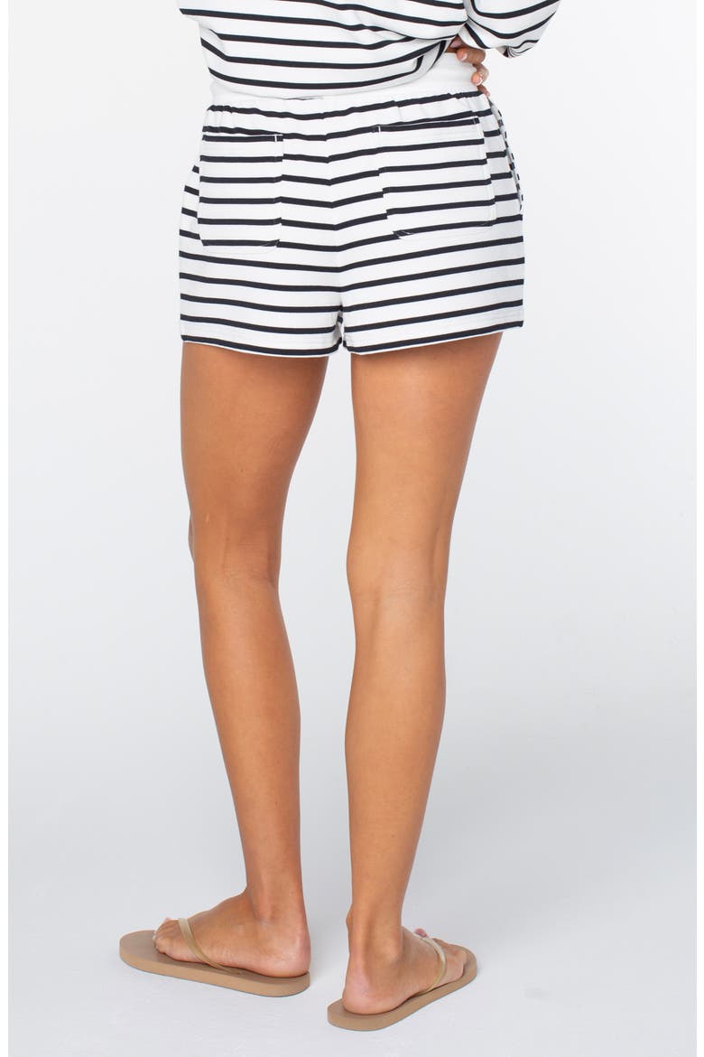 Surfing by Moonlight Striped Shorts, Alternate, color, ANTHRACITE