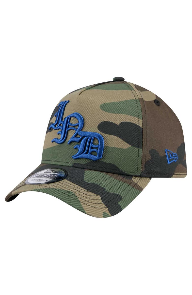 New Era Men's New Era Camo Indianapolis Colts Mystic Camo A-Frame 9FORTY Adjustable Hat, Main, color,