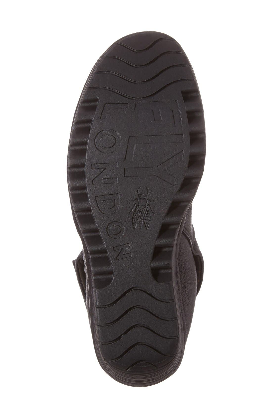 Fly London 'Yegi' Slouchy Platform Wedge Bootie, Alternate, color, 