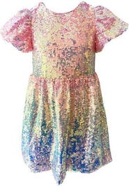Lola + The Boys Sequin Ombre Dress