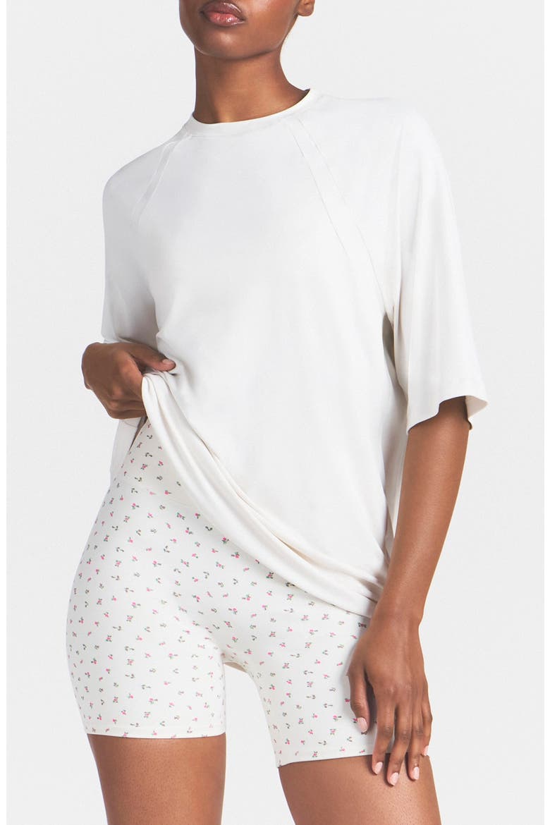 Airy Oversize T-Shirt, Main, color, NSKM ACTV IVORY