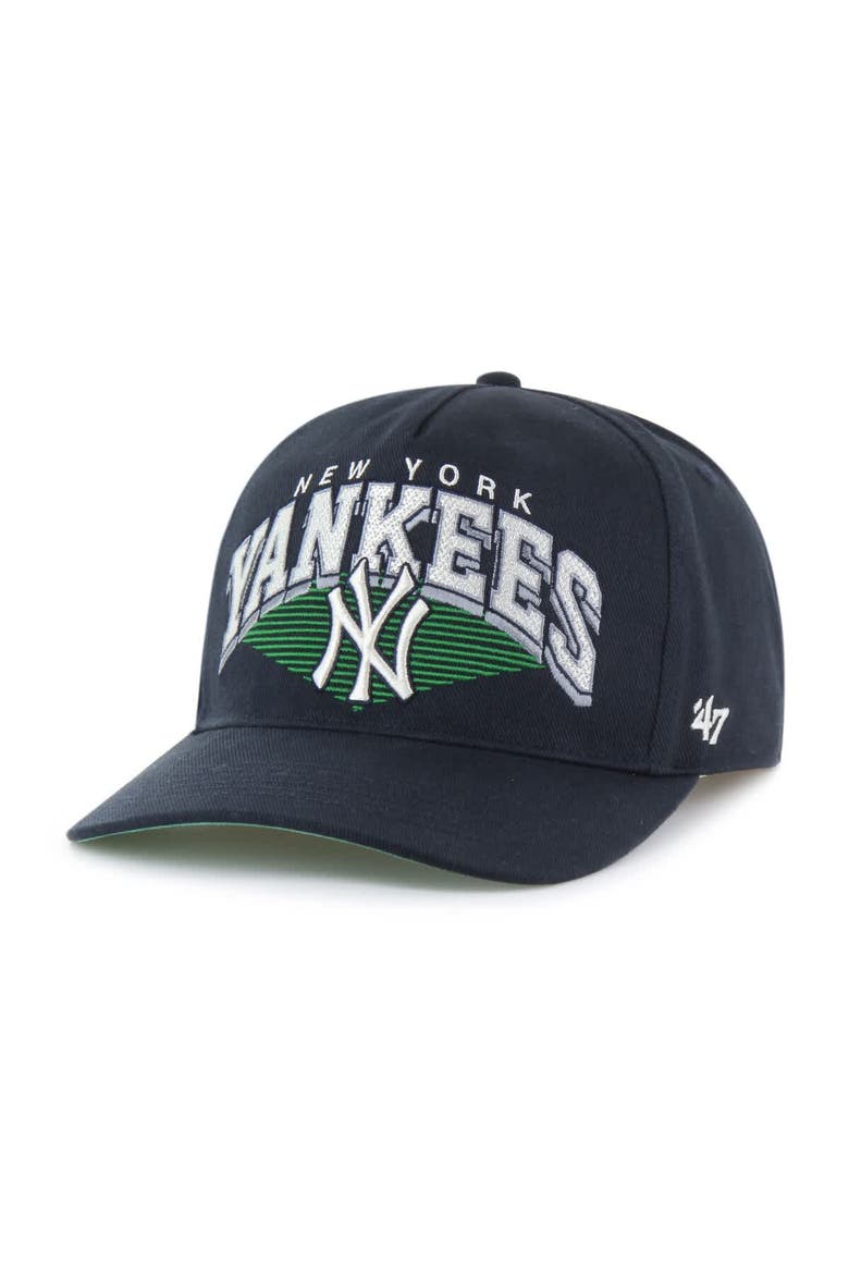 Men's '47 Navy New York Yankees Pomona Hitch Adjustable Hat, Main, color, Navy