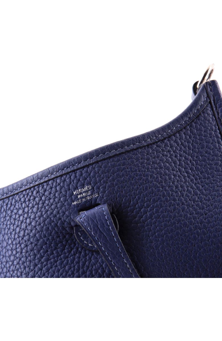 Pre-Owned Hermes Evelyne Bag Gen III Clemence TPM, Alternate, color, Bleu Brighton