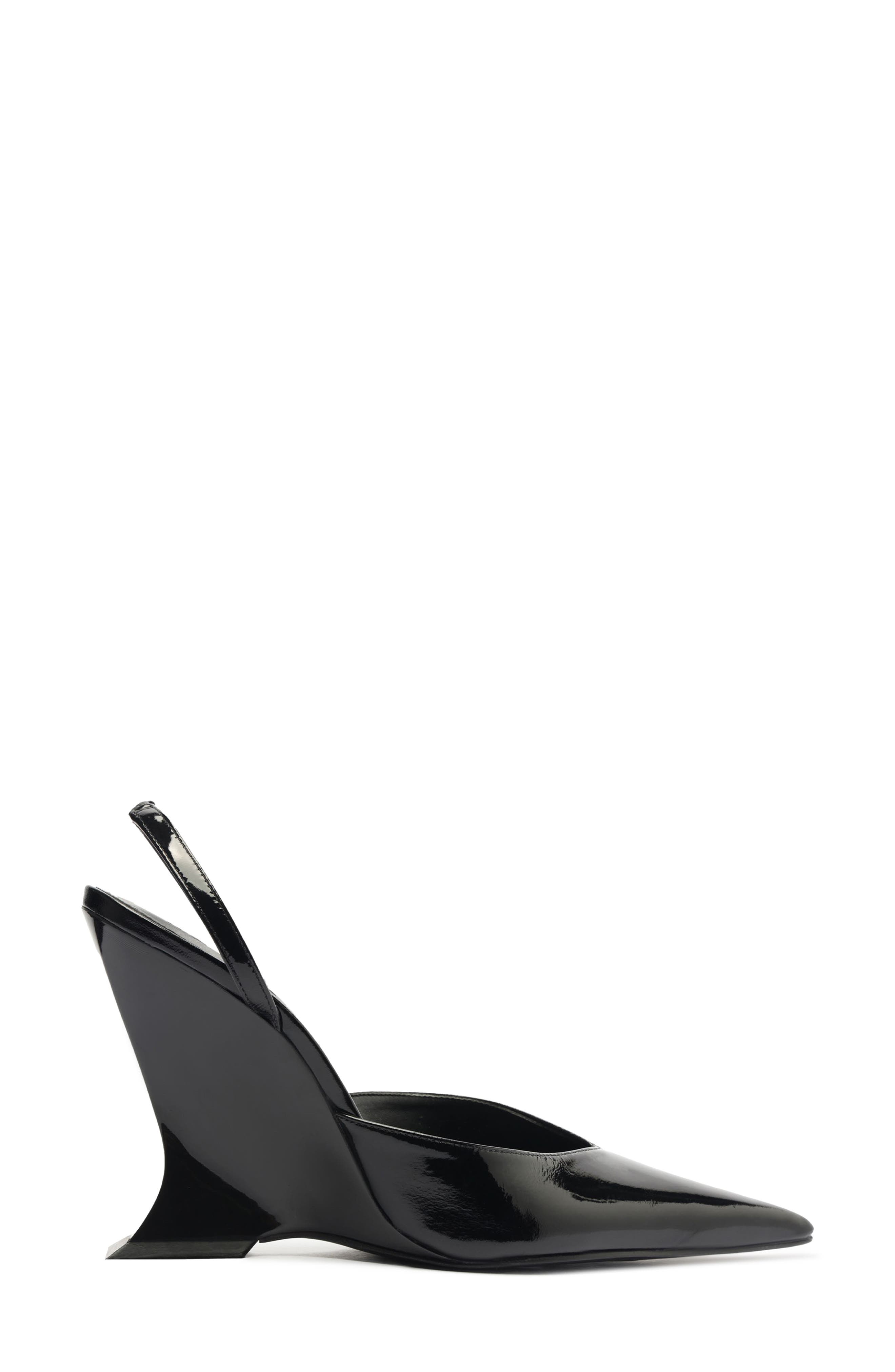 Schutz Siena Slingback Pointed Toe Wedge Pump, Alternate, color, 