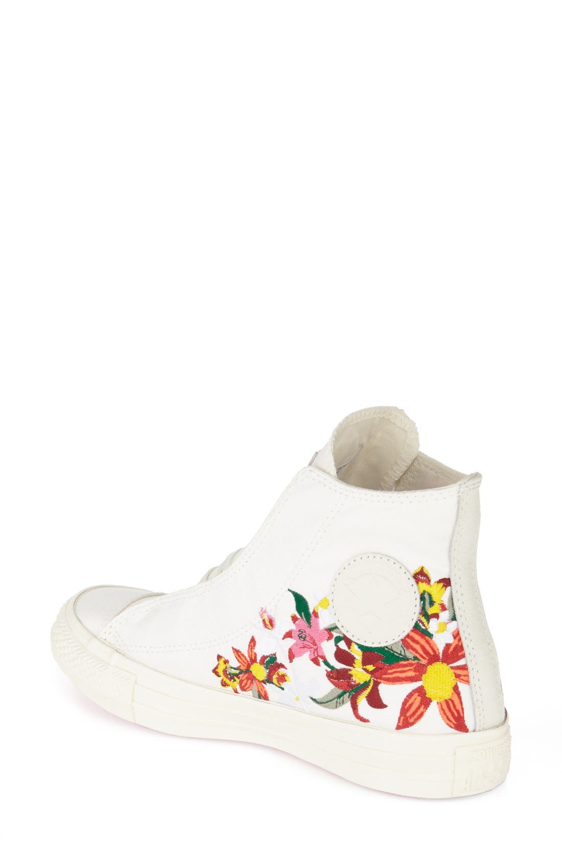 Converse Chuck Taylor<sup>®</sup> All Star<sup>®</sup> 'Patbo' Floral High Top Sneaker, Alternate, color, 