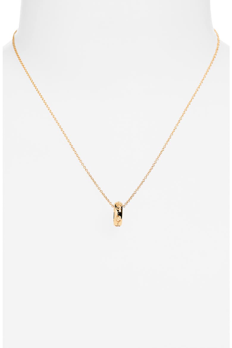 Mini Icon Spool Pendant Necklace, Alternate, color, GOLD