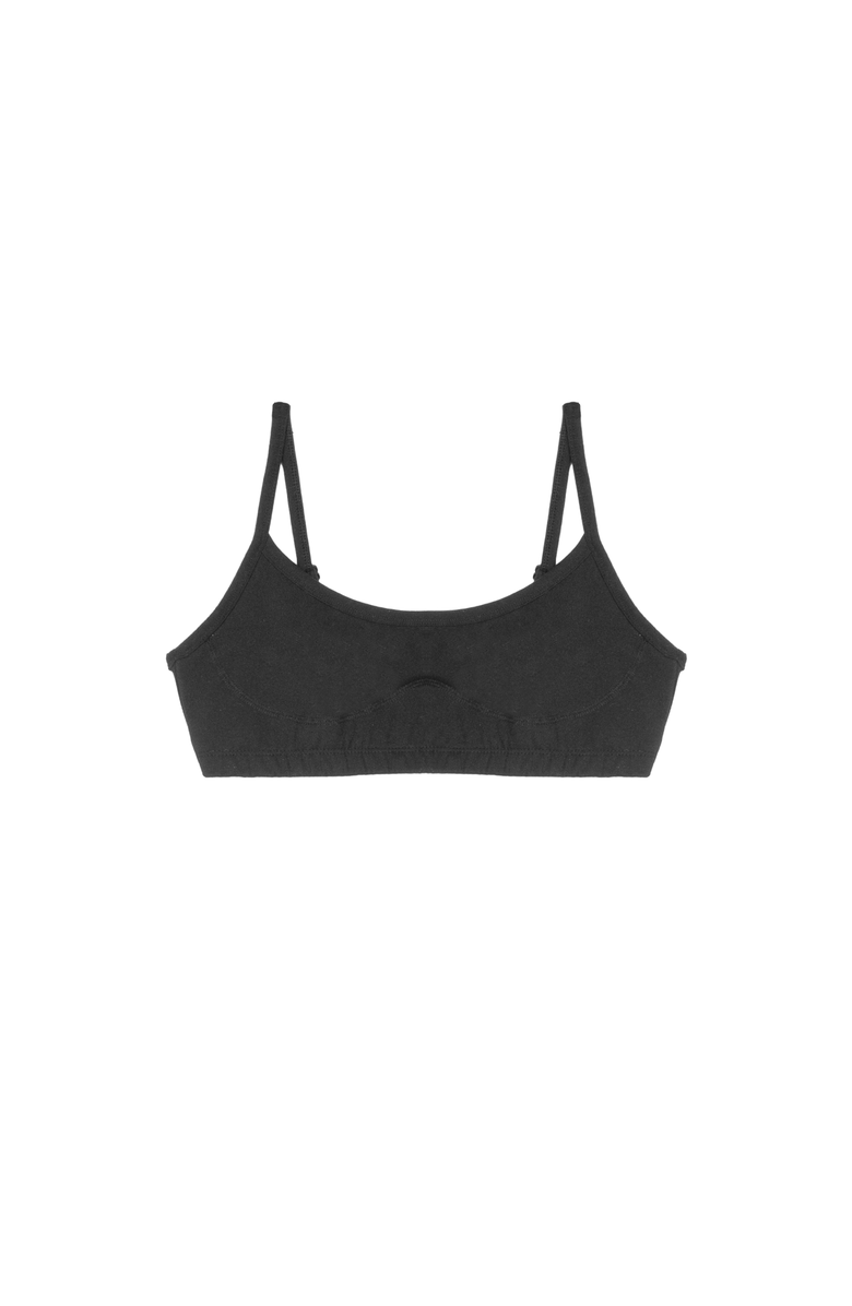 Cheeky Cherry Leakproof Scoop Bralette, Alternate, color, Onyx