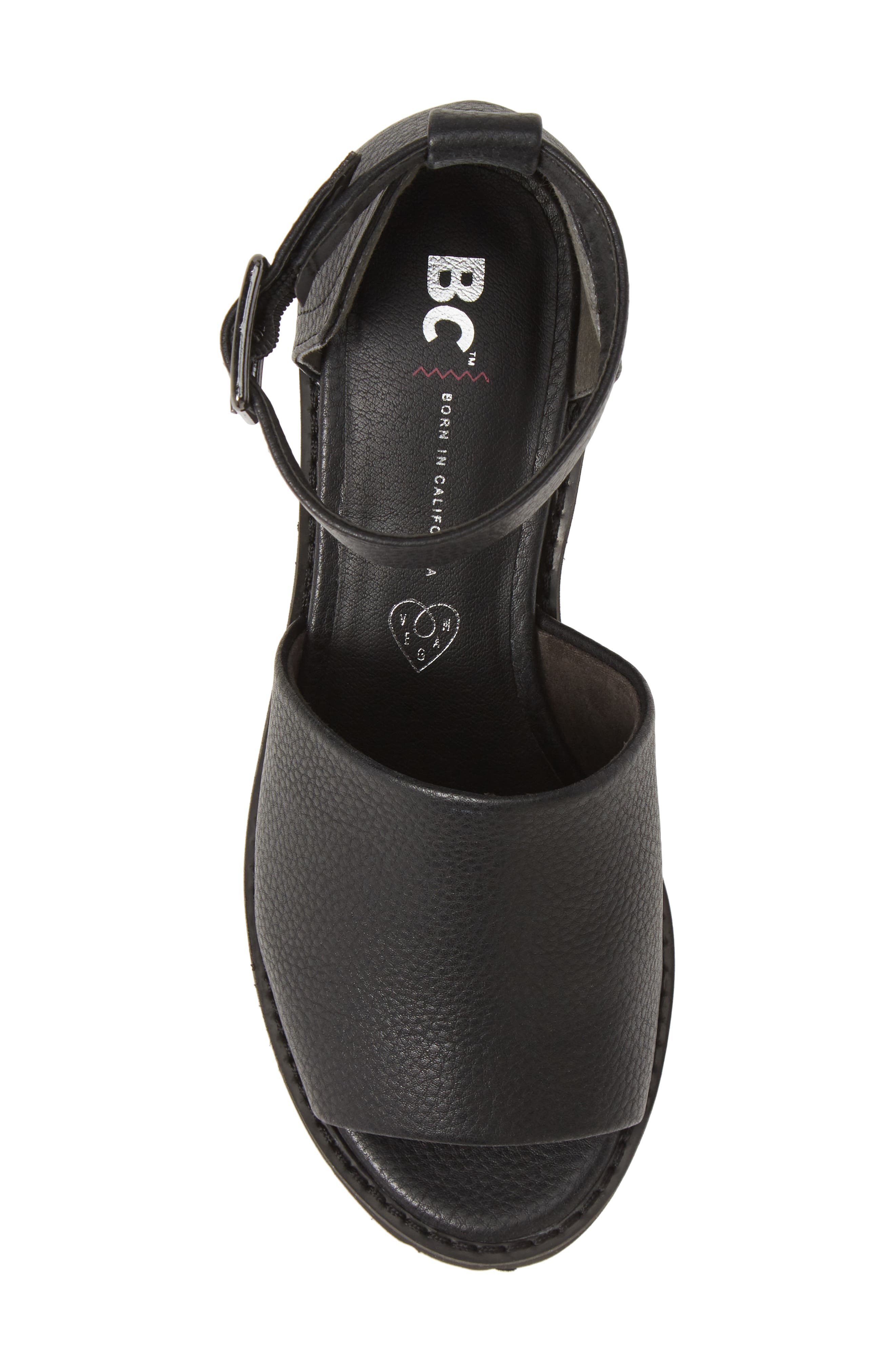 BC Footwear United Vegan Platform Sandal, Alternate, color, 