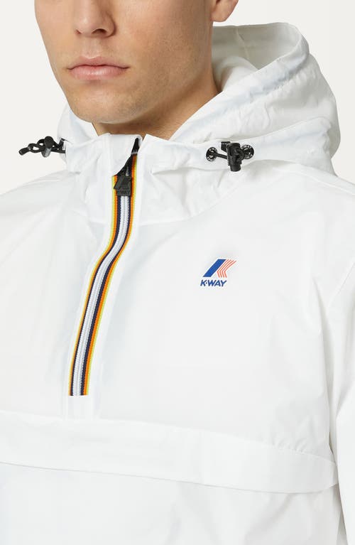 K-way Le Vrai 4.0 Leon Water Repellent Anorak In White