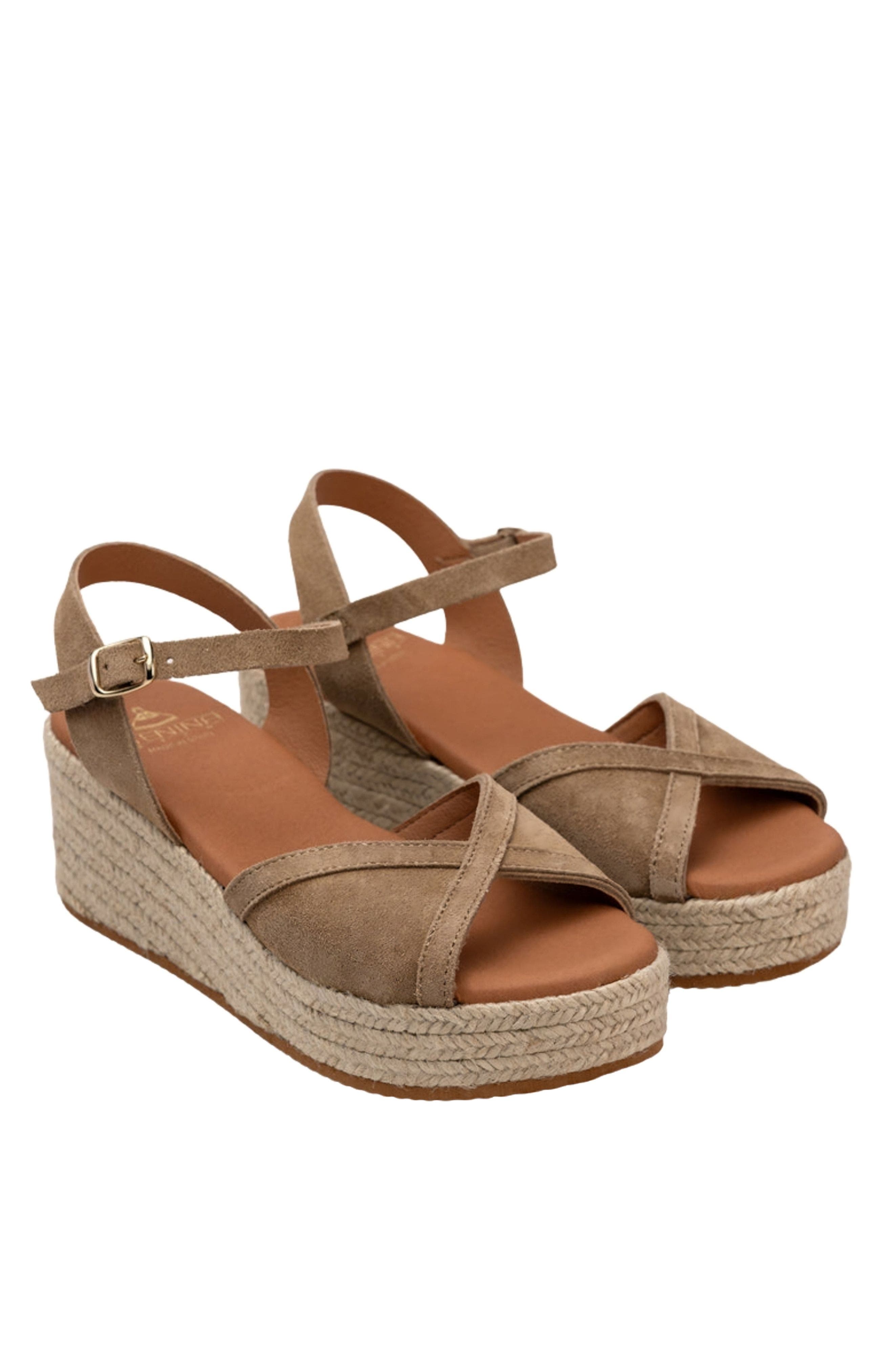 Menina Step Triana Suede Espadrille, Alternate, color, Camel