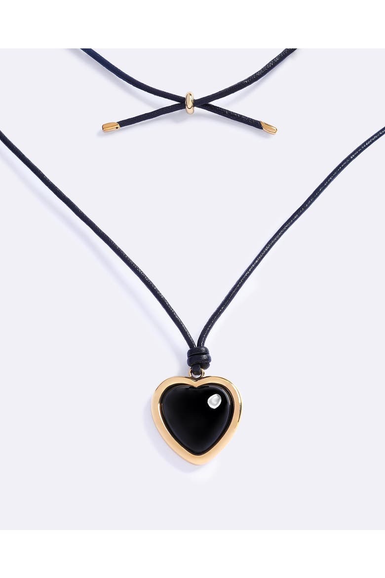 Nightgasm Rope Necklace, Main, color, Black Glo