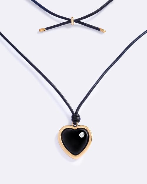Emma Pills Nightgasm Rope Necklace In Black
