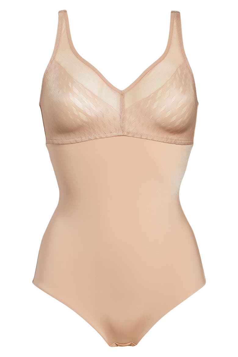 Elevated Allure Wirefree Shaping Bodysuit, Alternate, color, ROEBUCK