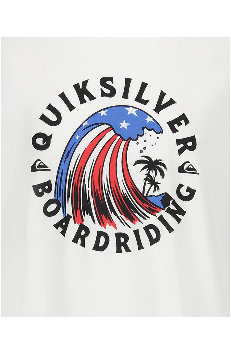Quiksilver Kids' Logo Surf T-Shirt, Alternate, color, White