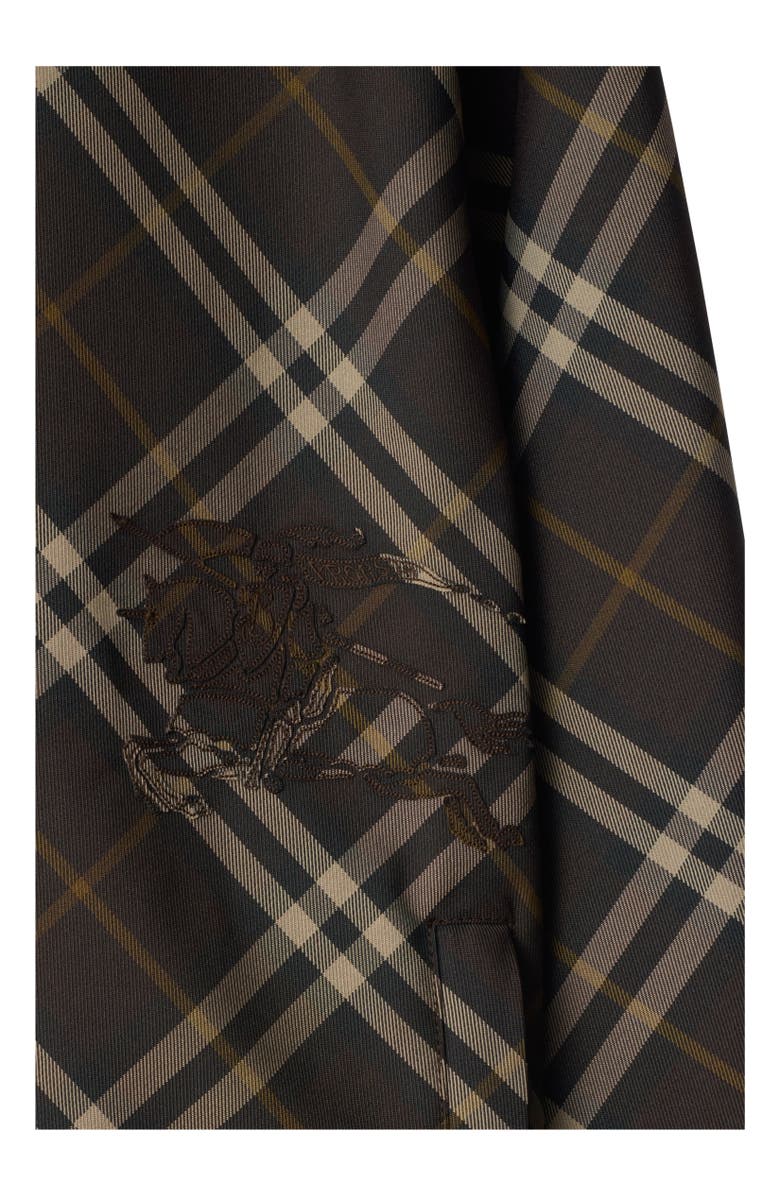 Burberry Reversible Check Hooded Jacket, Alternate, color, Truffle Brown