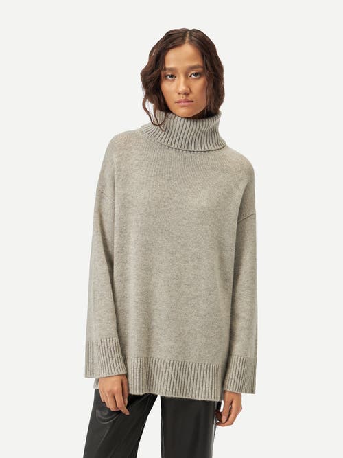 Gobi Mongolian Cashmere Cashmere Roll-neck Sweater In Dawn Blue