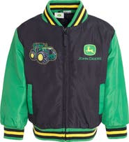 John Deere Varsity Bomber Jacket