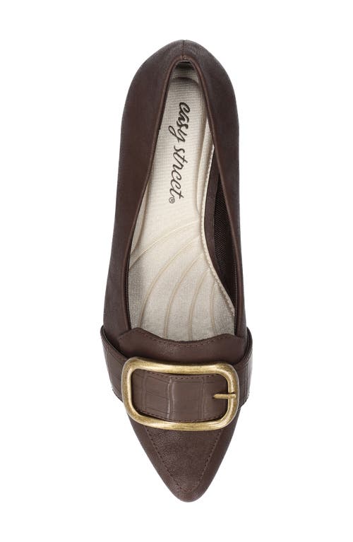 Easy Street Amber Pointed Toe Pump In Brown