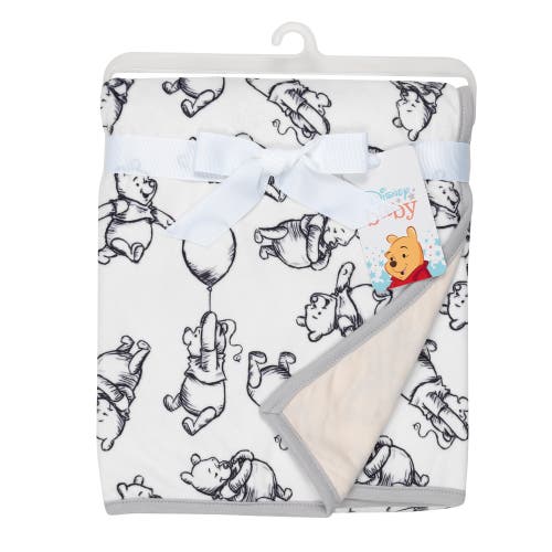 Lambs & Ivy Disney Baby Winnie The Pooh Baby Blanket In White