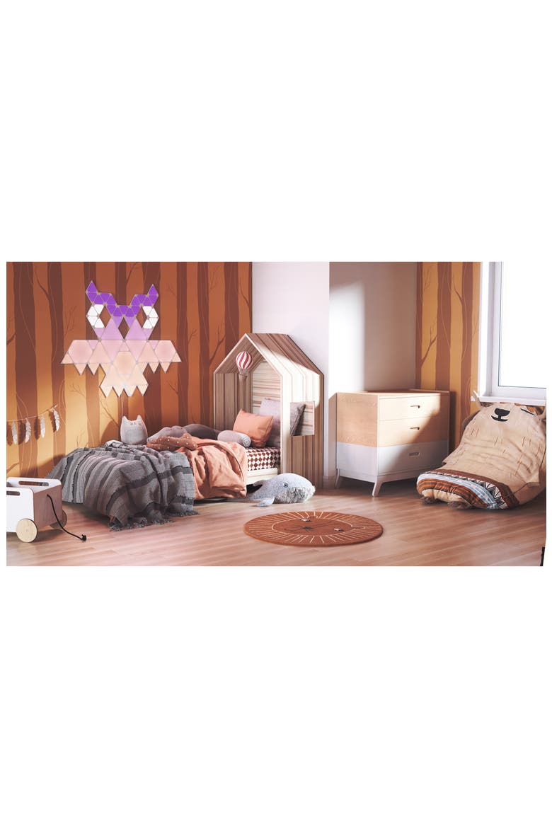 10-Pack Mini Triangle Light Panels Expansion Pack, Alternate, color, MULTICOLOR