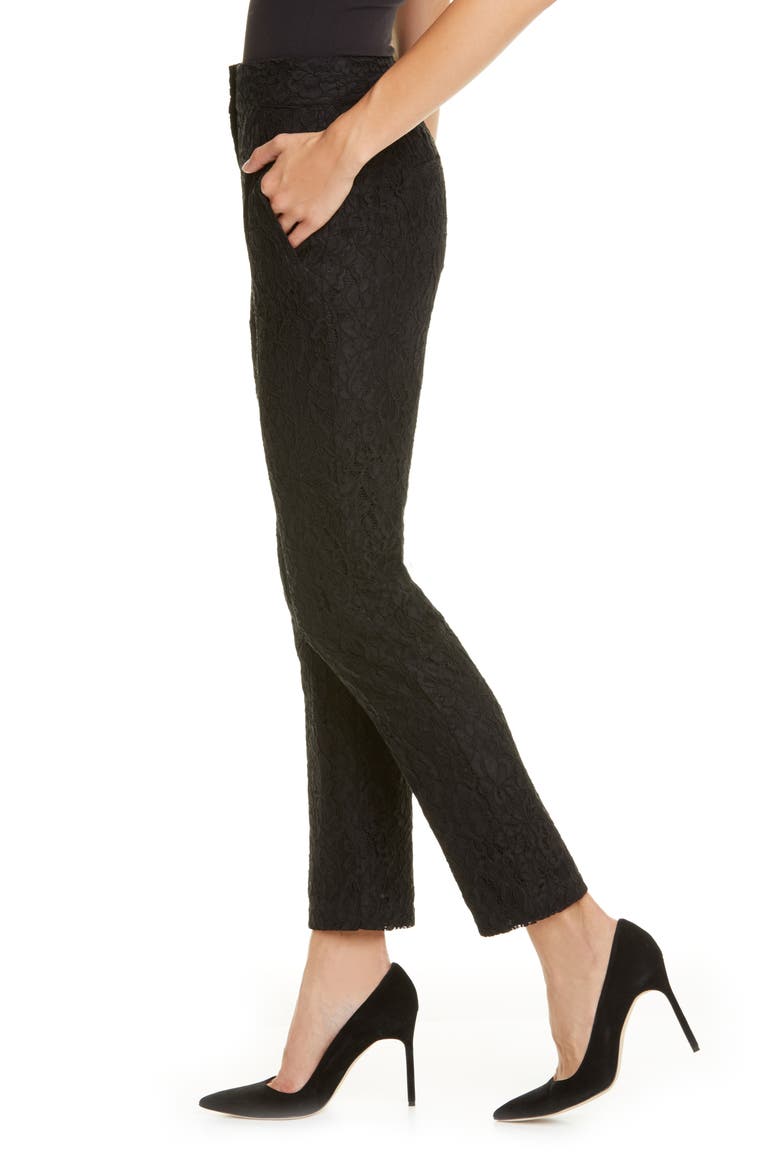 Gemini Lace Pants, Alternate, color, BLACK