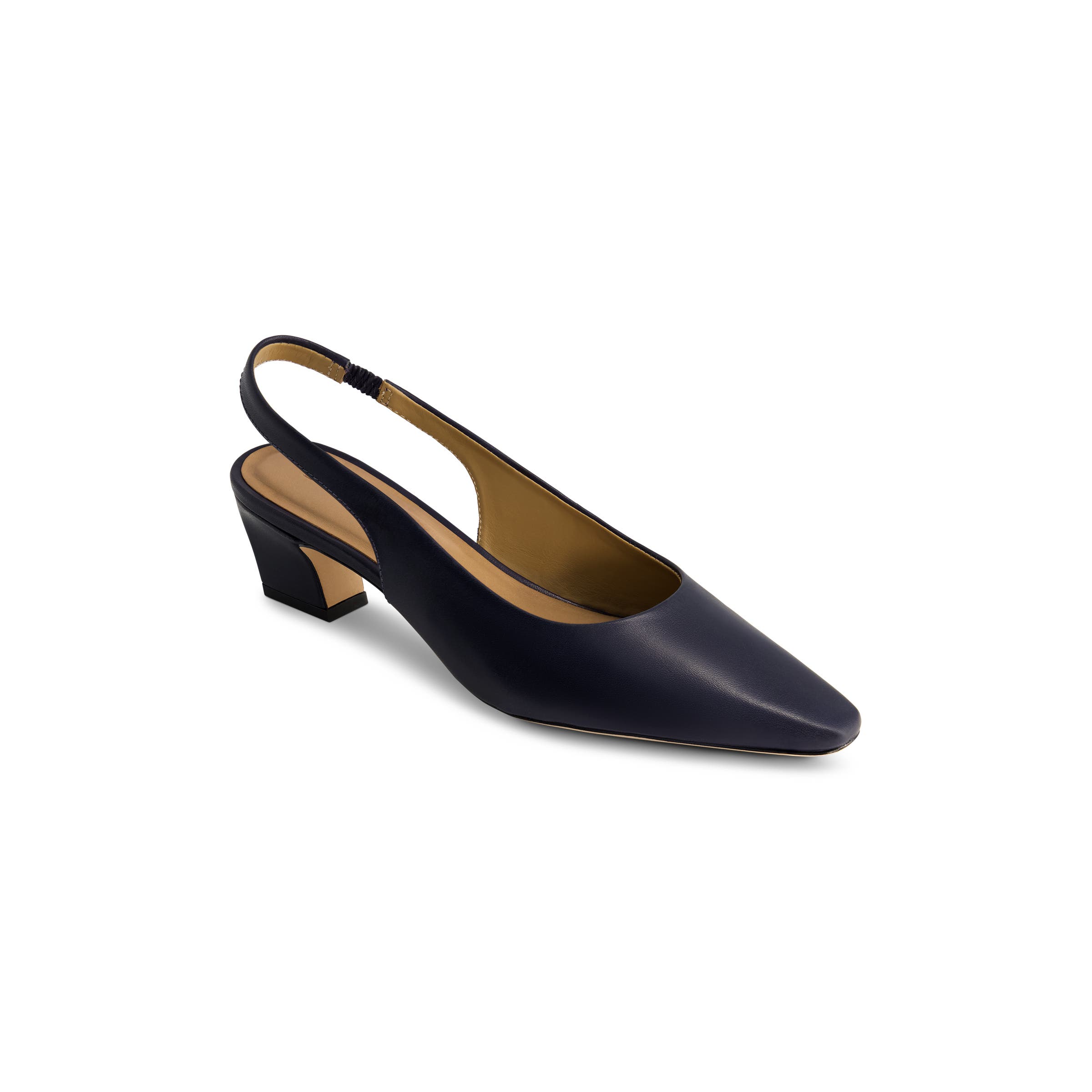 Bernardo Footwear Ariella Slingback Pump in Dark Navy 