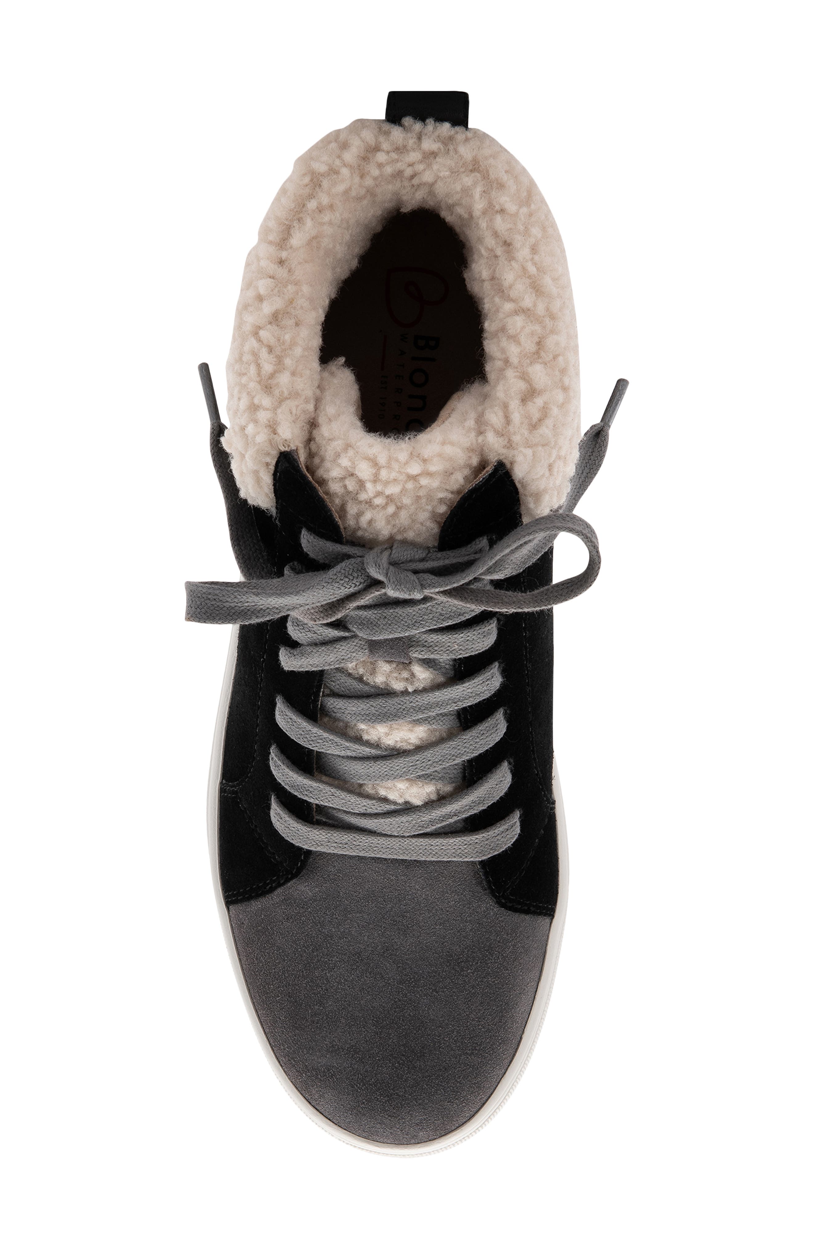 Blondo Gulia Waterproof Faux Fur Mid Sneaker, Alternate, color, 