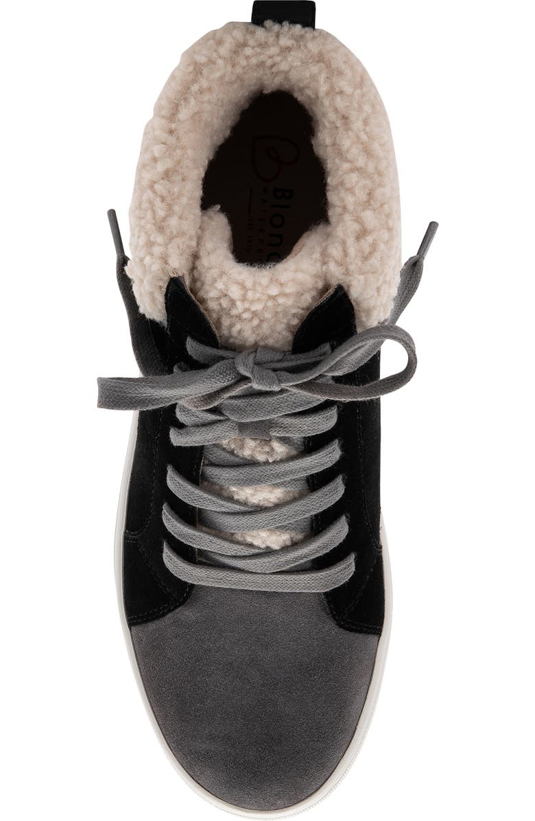 Blondo Gulia Waterproof Faux Fur Mid Sneaker, Alternate, color,