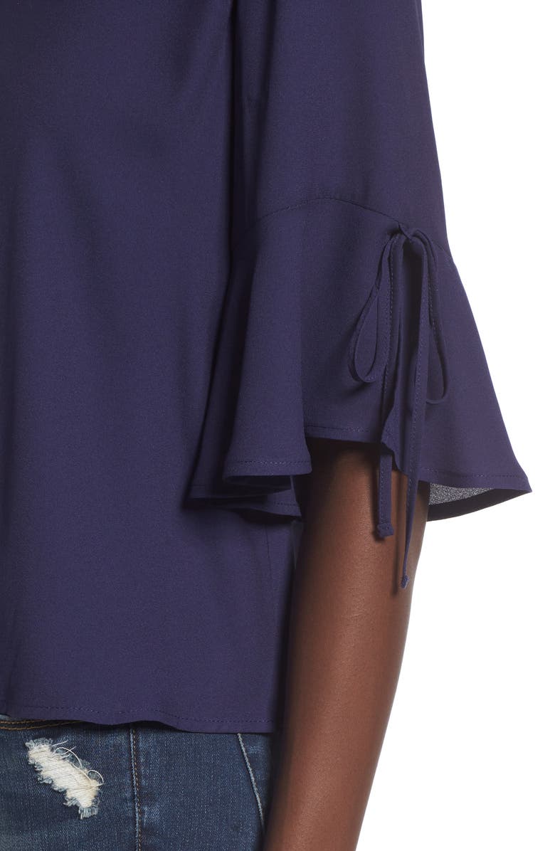 All in Favor Bell Sleeve Tee, Alternate, color,