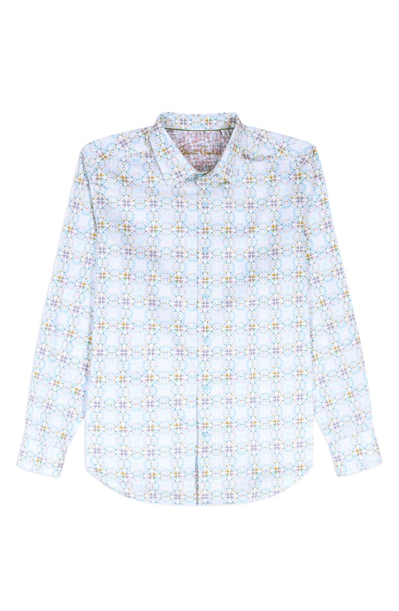 Robert Graham Runnymede Stretch Cotton Button-Up Shirt, Alternate, color, 