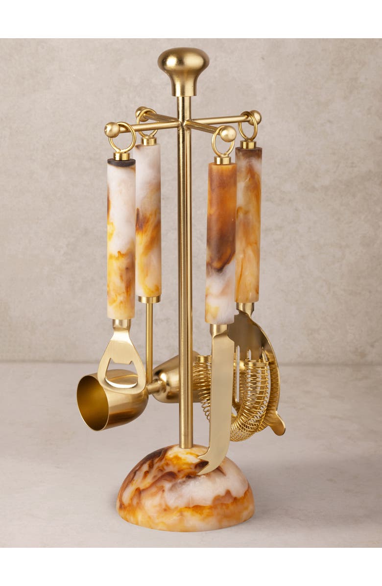 GAURI KOHLI Kampai Bar Tools Set, Main, color,