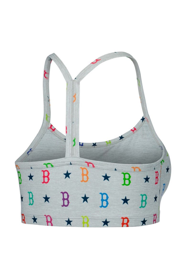 Women's Terez Gray Boston Red Sox TLC Rainbow Bra, Alternate, color, Gray