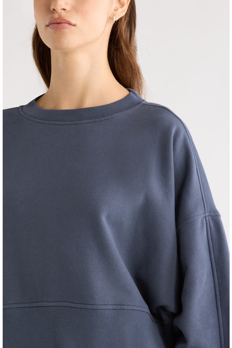 Cloud Fleece Relaxed Sweatshirt, Alternate, color, NAVY ARMADA