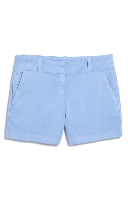 Vineyard Vines Herringbone Stretch Cotton Shorts In Jake Blue