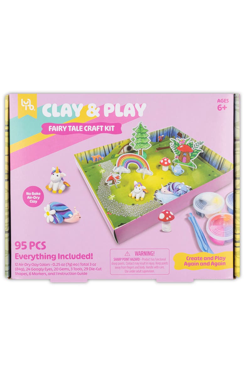 Little Yellow Bicycle Clay & Play Fairy Tale Friends Craft Kit 95Pcs, 6+, Main, color, Multicolored