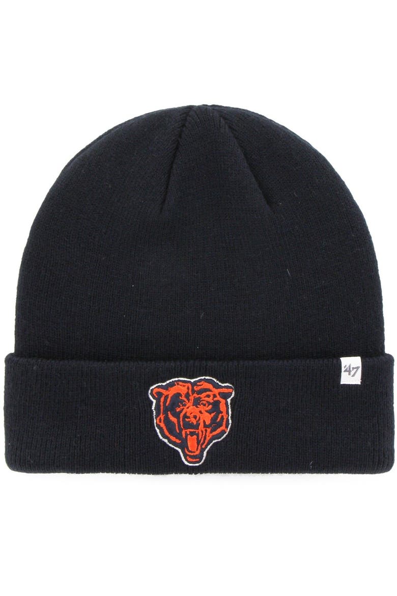Men's '47 Navy Chicago Bears Legacy Cuffed Knit Hat, Main, color, Navy