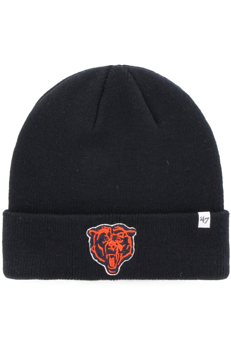 '47 Men's '47 Navy Chicago Bears Legacy Cuffed Knit Hat, Main, color,