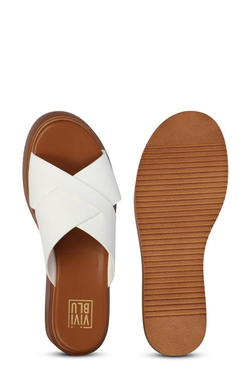Saint G Yasmin Platform Sandal In White