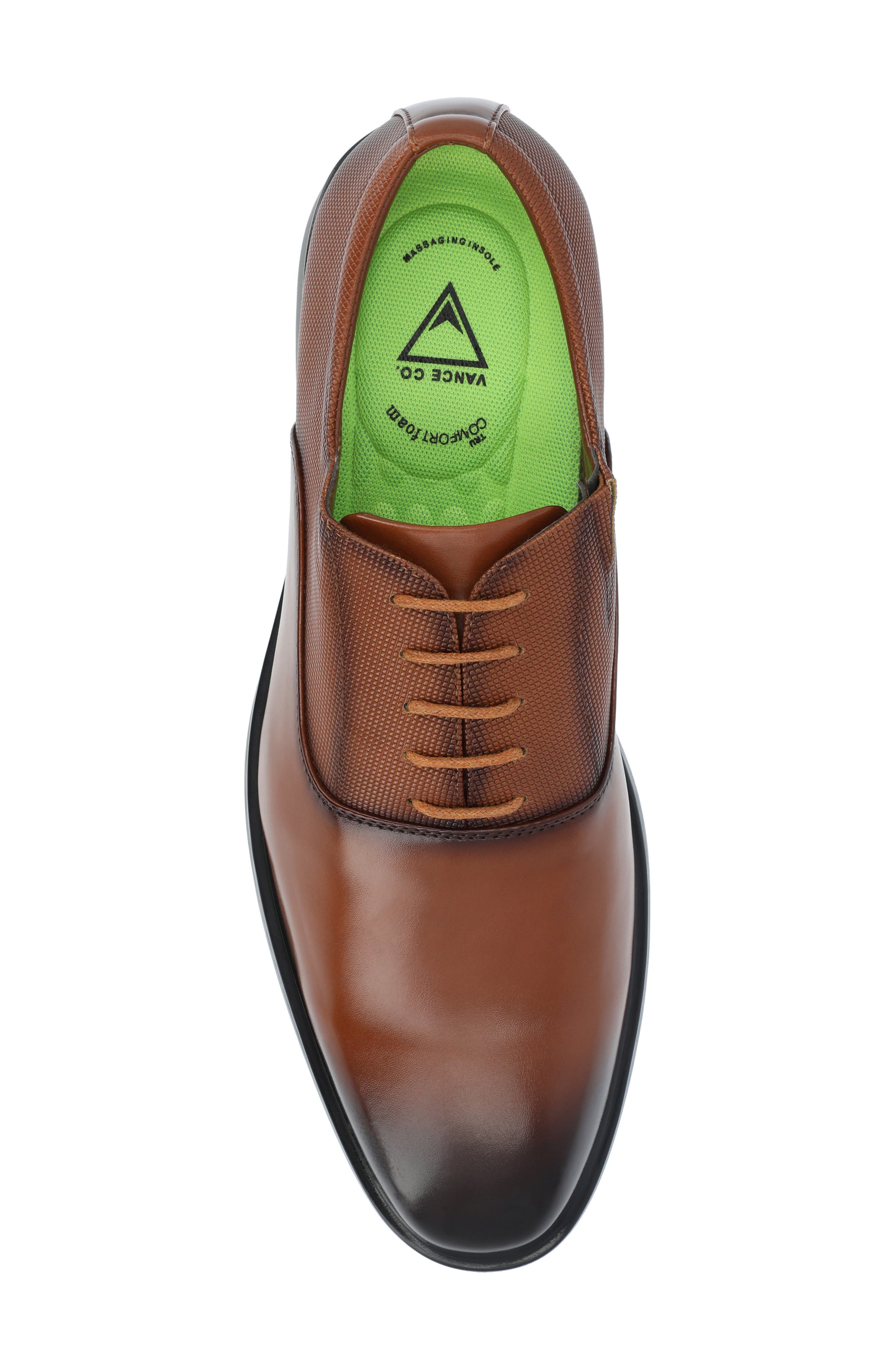 VANCE CO Vincent Vegan Leather Plain Toe Oxford, Alternate, color, 